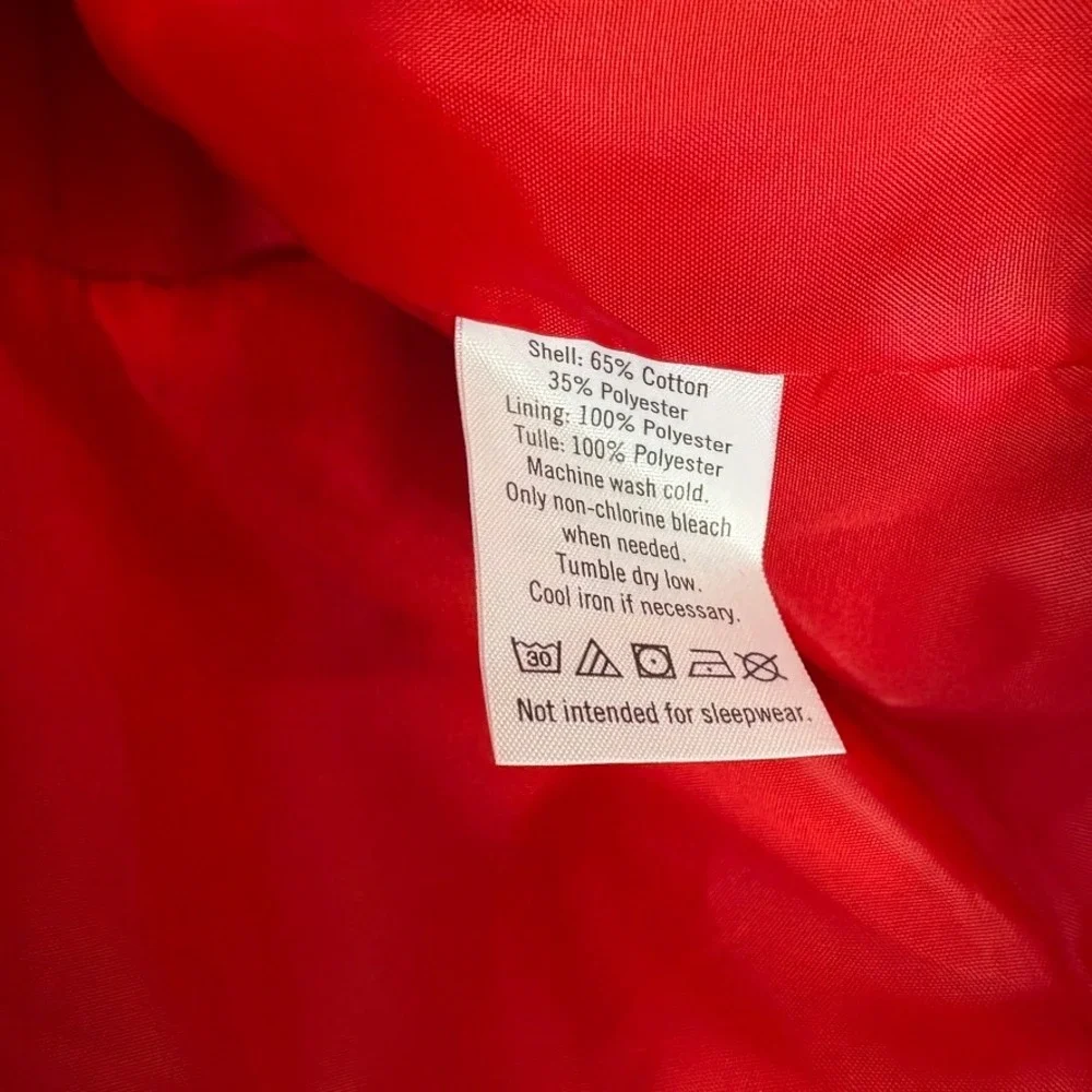 Janie‎ and Jack Red Christmas Dress Baby Size 6-12 Months 6M 12M Holiday Tulle